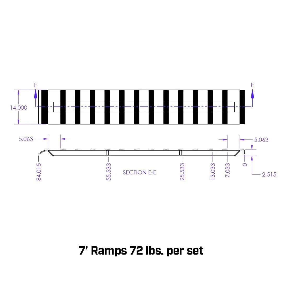 Universal Aluminum Loading Ramps-Ramp-Gen-Y Hitch-GH-16084-1-Dirty Diesel Customs