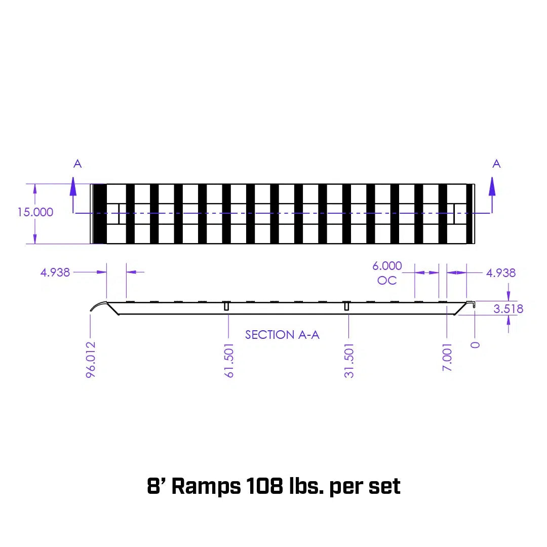 Universal Aluminum Loading Ramps-Ramp-Gen-Y Hitch-GH-16096-1-Dirty Diesel Customs