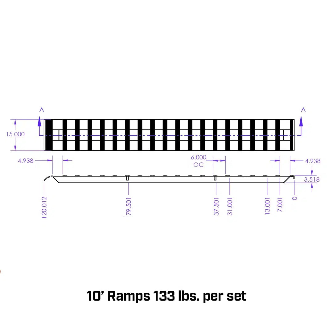 Universal Aluminum Loading Ramps-Ramp-Gen-Y Hitch-GH-16120-1-Dirty Diesel Customs