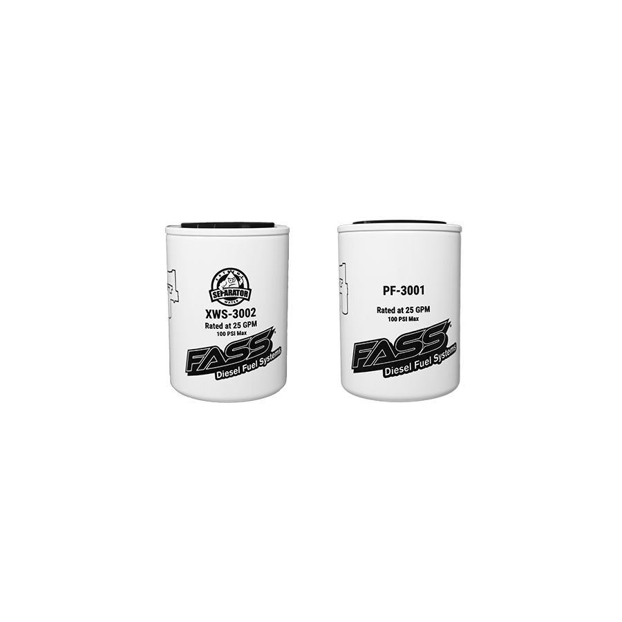 Universal Fass Fuel Filter Pack (FP3000)-Fuel Filter-Fass Fuel Systems-Dirty Diesel Customs