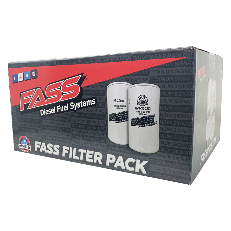 Universal Fass XL Fuel Filter Pack (FP3000XL)-Fuel Filter-Fass Fuel Systems-FP3000XL-Dirty Diesel Customs