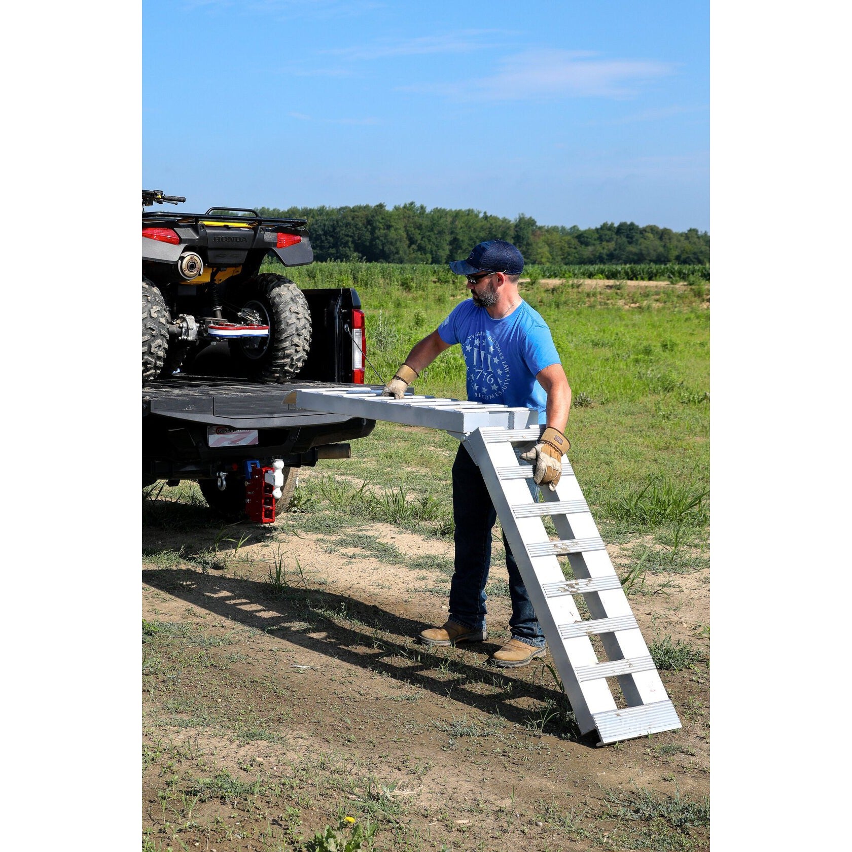 Universal Foldable Aluminum Loading Ramps (GH-102595)-Ramp-Gen-Y Hitch-Dirty Diesel Customs