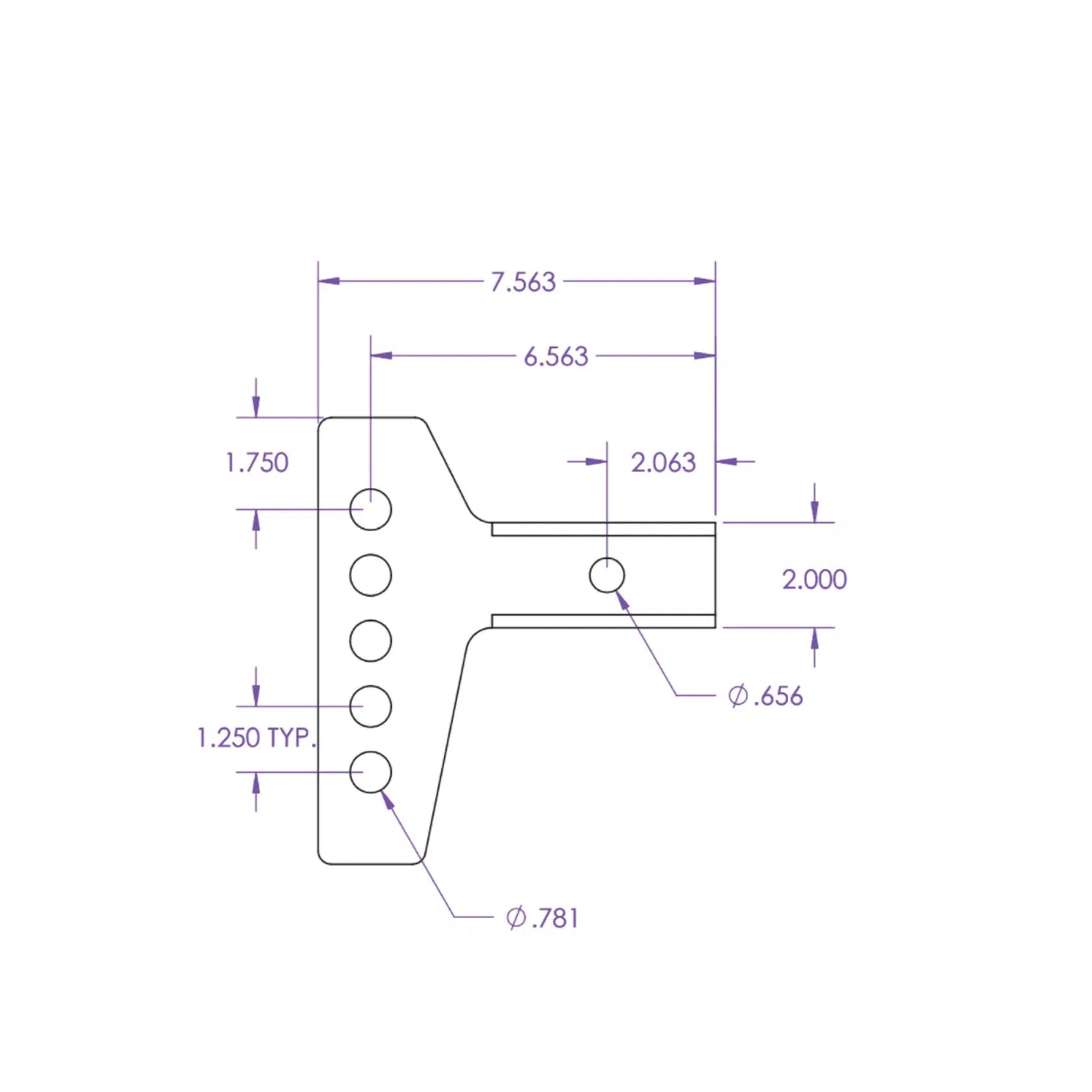 Universal GEN-Y Weight Distribution Shank (GH-0XXX)-Towing Accessories-Gen-Y Hitch-Dirty Diesel Customs