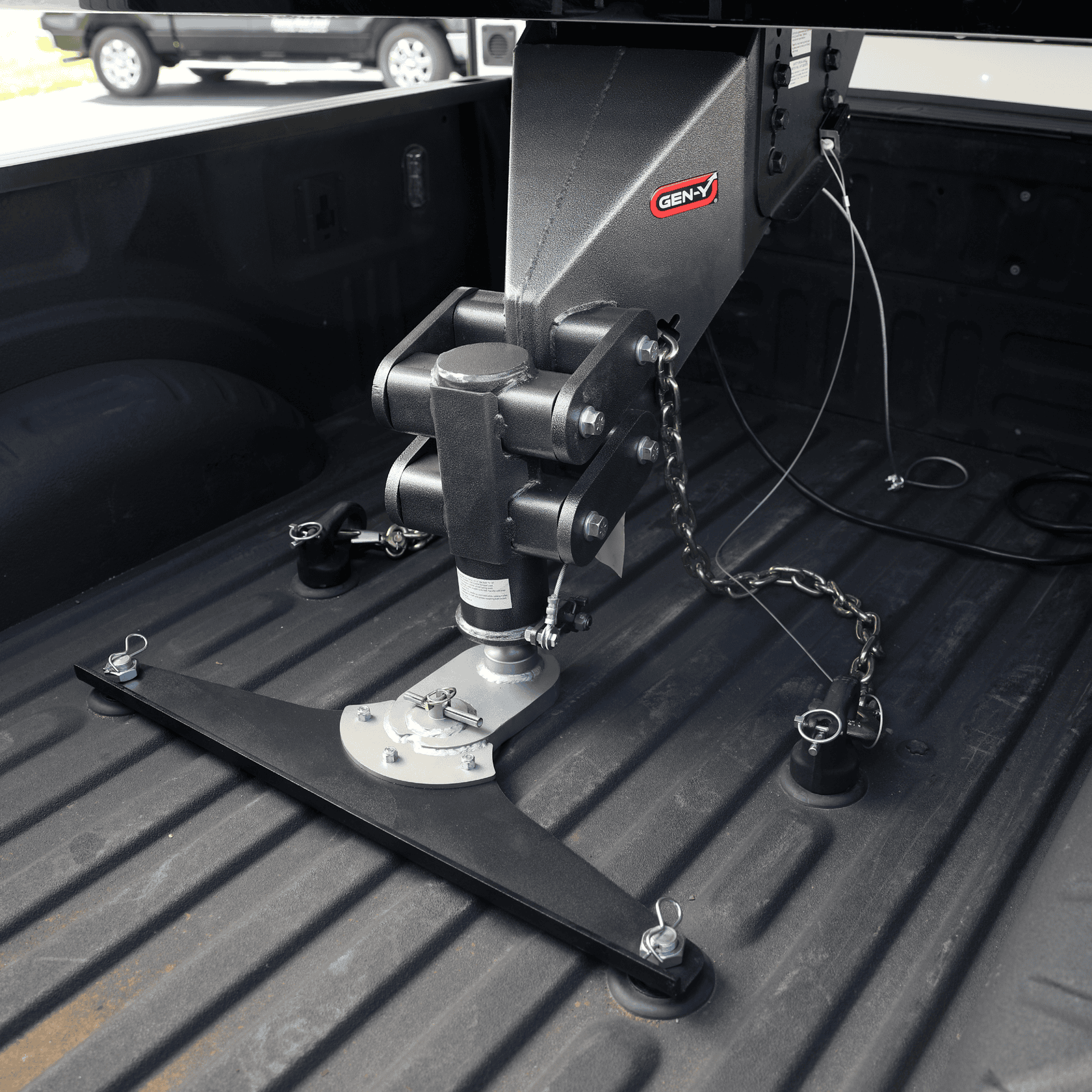 Universal GoosePuck 5″ Offset Ball Puck System (GH-2100X)-Towing Accessories-Gen-Y Hitch-Dirty Diesel Customs