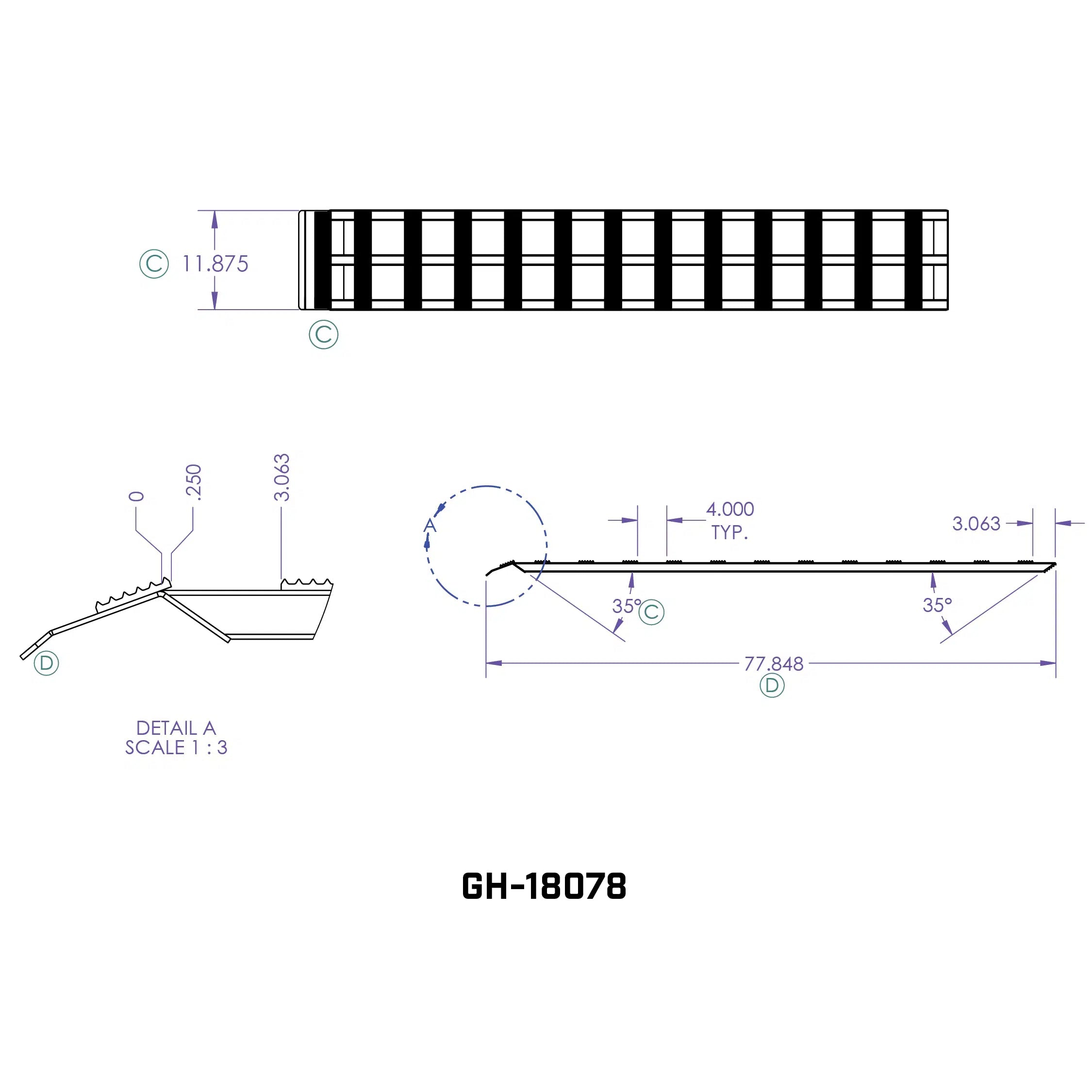 Universal Lightweight Aluminum Ramps (GH-18078)-Ramp-Gen-Y Hitch-Dirty Diesel Customs