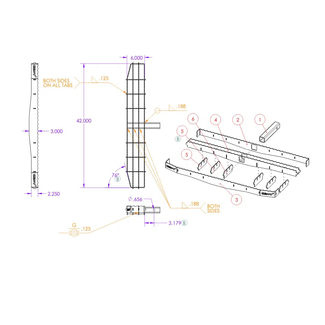 Universal PHANTOM Heavy-Duty Serrated XL Step (GH-102622)-Truck Bed Steps-Gen-Y Hitch-Dirty Diesel Customs