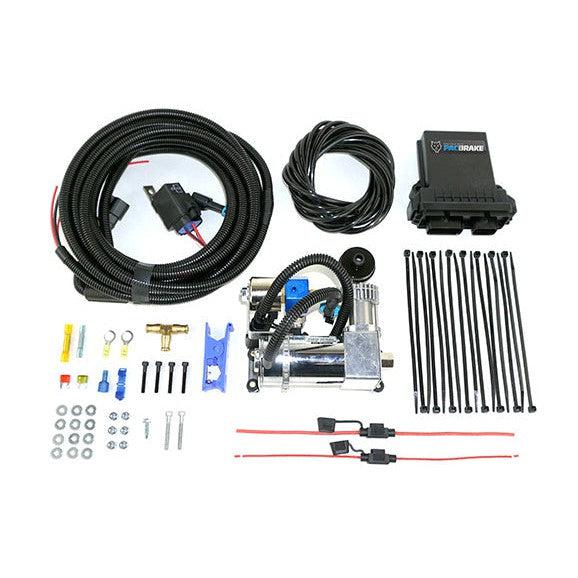 Universal Single Channel Wireless Air Spring Control Kit W/ SD Compressor W/ Remote (HP20472-R)-Wireless Air Spring Controller-PACBRAKE-Dirty Diesel Customs