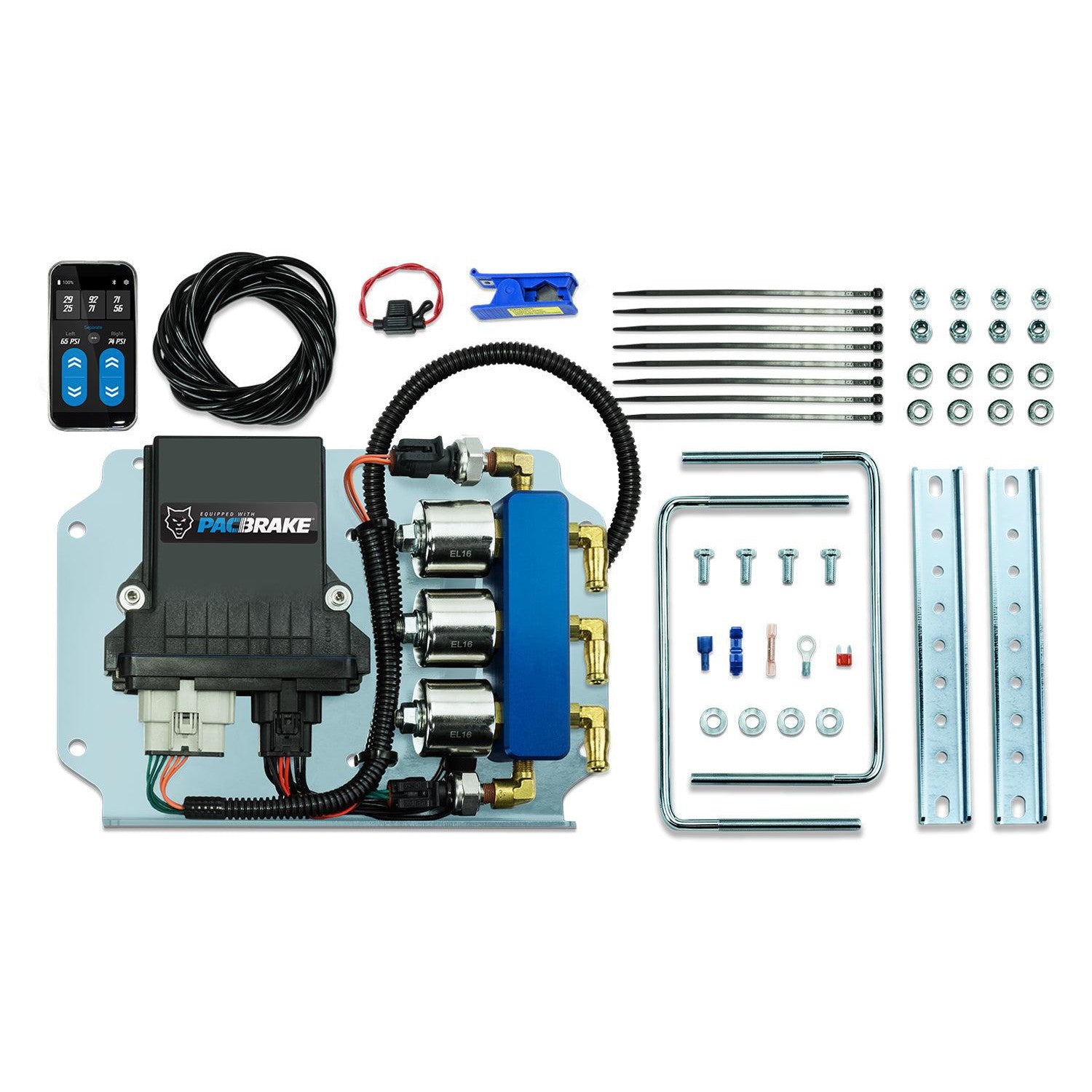 Universal Wireless & Onboard Air Combo Kit (HP20325-R-CB1)-Air Compressor-PACBRAKE-Dirty Diesel Customs