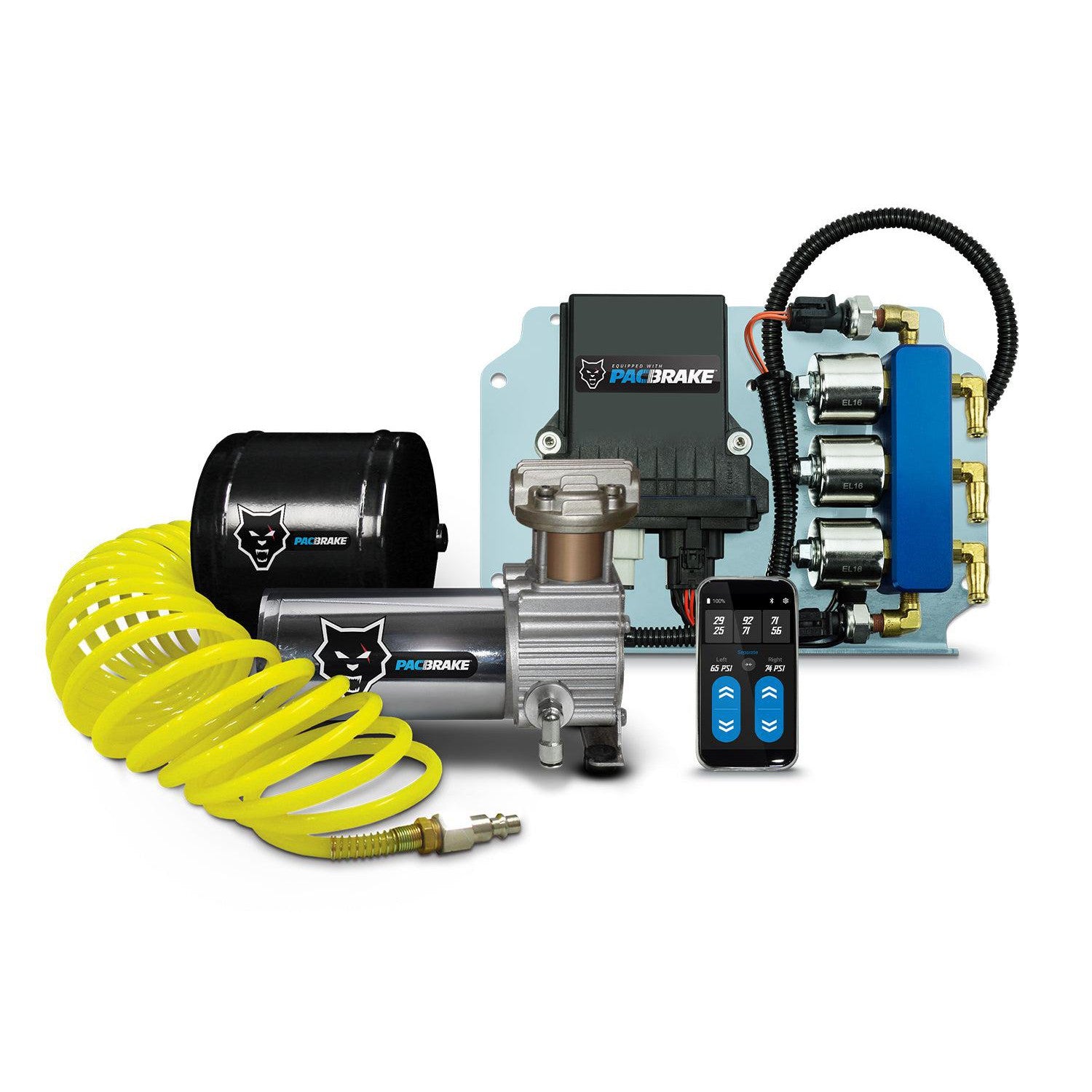 Universal Wireless & Onboard Air Combo Kit (HP20325-R-CB1)-Air Compressor-PACBRAKE-HP20325-R-CB1-Dirty Diesel Customs