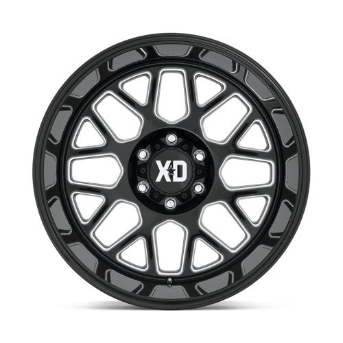 XD XD849 GRENADE 2 - Gloss Black Milled-Wheels-XD-Dirty Diesel Customs