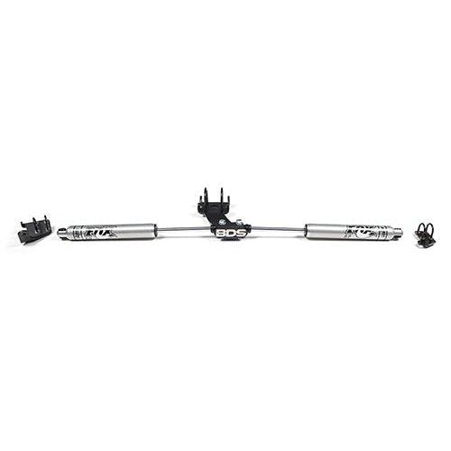 1994-2002 Cummins Dual Steering Stabilizer Bracket Kit (BDS55377)-Steering Kit-BDS-Dirty Diesel Customs