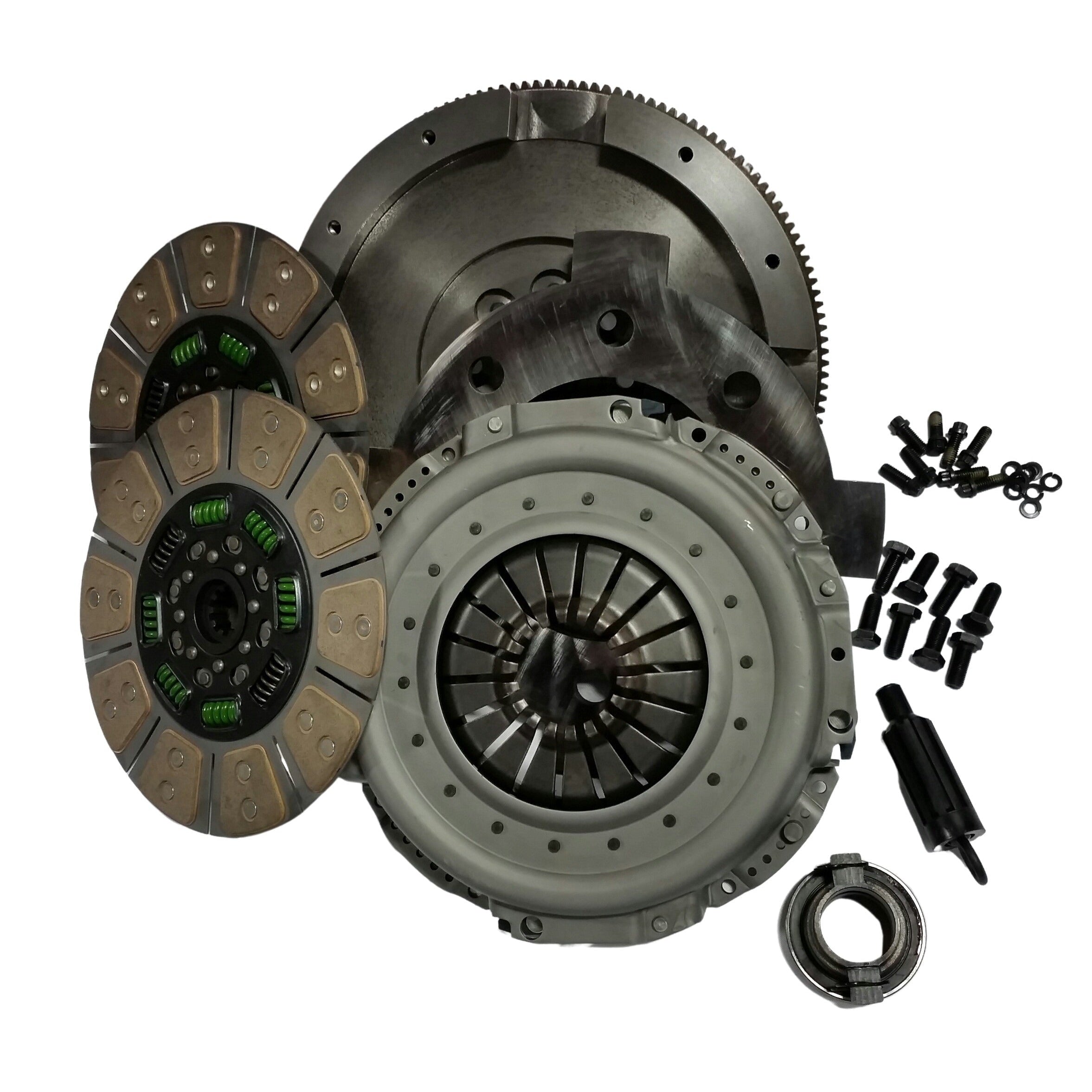 1994-2003 Cummins Ceramic Dual Disc Clutch Kit - 650HP/1200ft-lb (NMU70NV45DDSN)-Performance Clutches-Valair-Dirty Diesel Customs