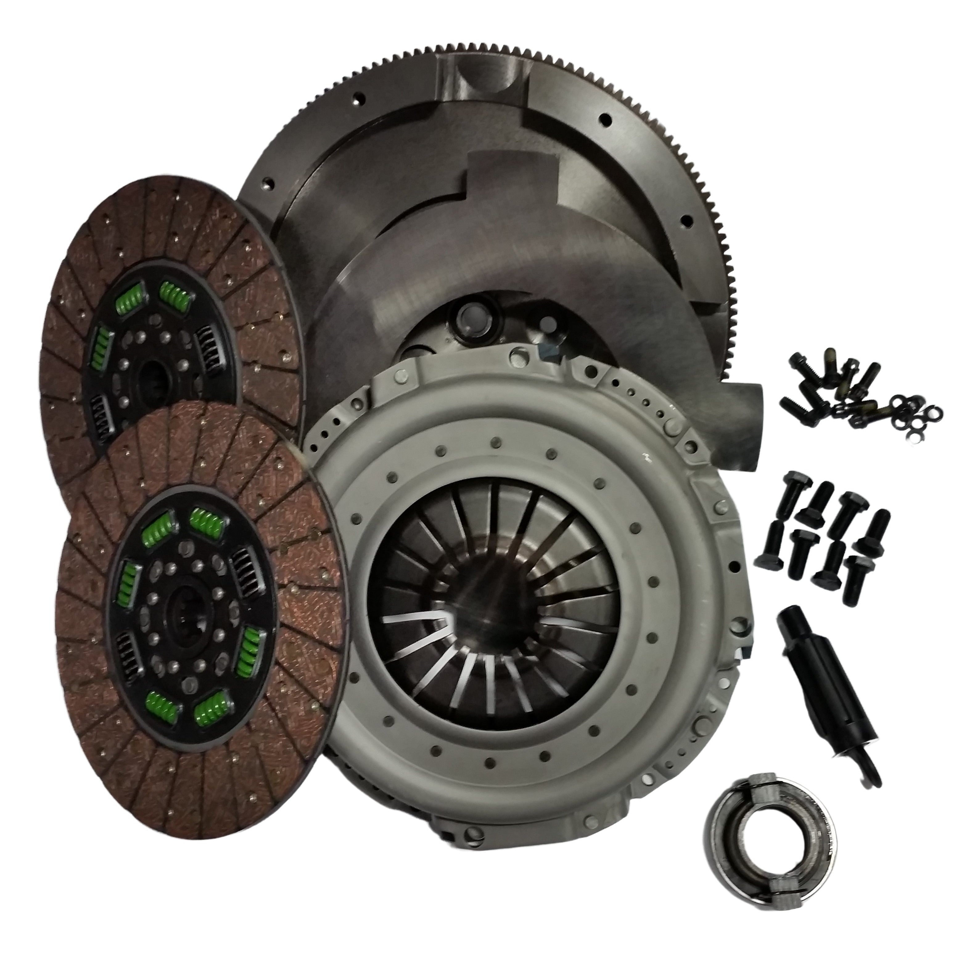 1994-2003 Cummins Organic Dual Disc Clutch Kit - 550HP/1100ft-lb (NMU70NV45DDSN-ORG)-Performance Clutches-Valair-Dirty Diesel Customs