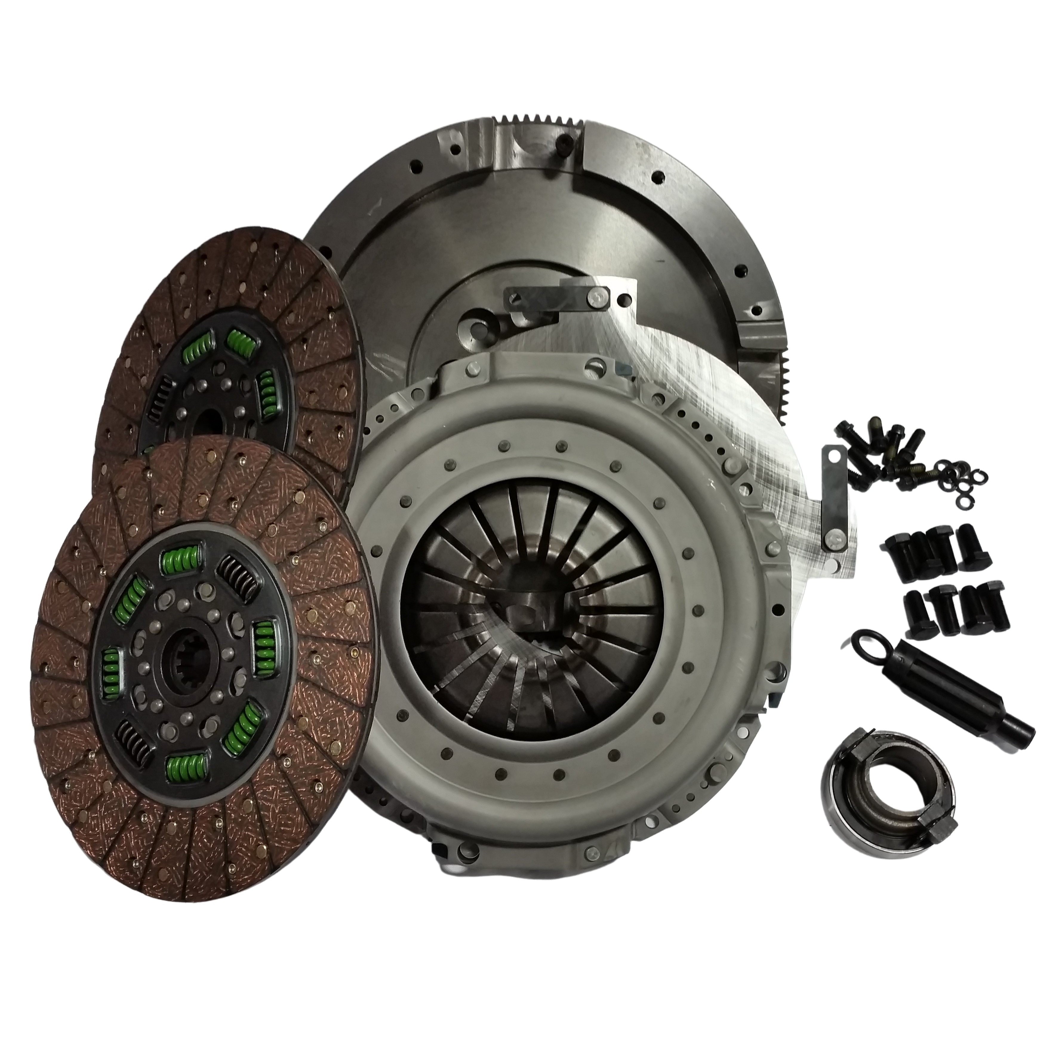 1994-2003 Cummins Organic Quiet Dual Disc Clutch - 550HP/1100ft-lb (QNV45DDSN-ORG)-Performance Clutches-Valair-Dirty Diesel Customs