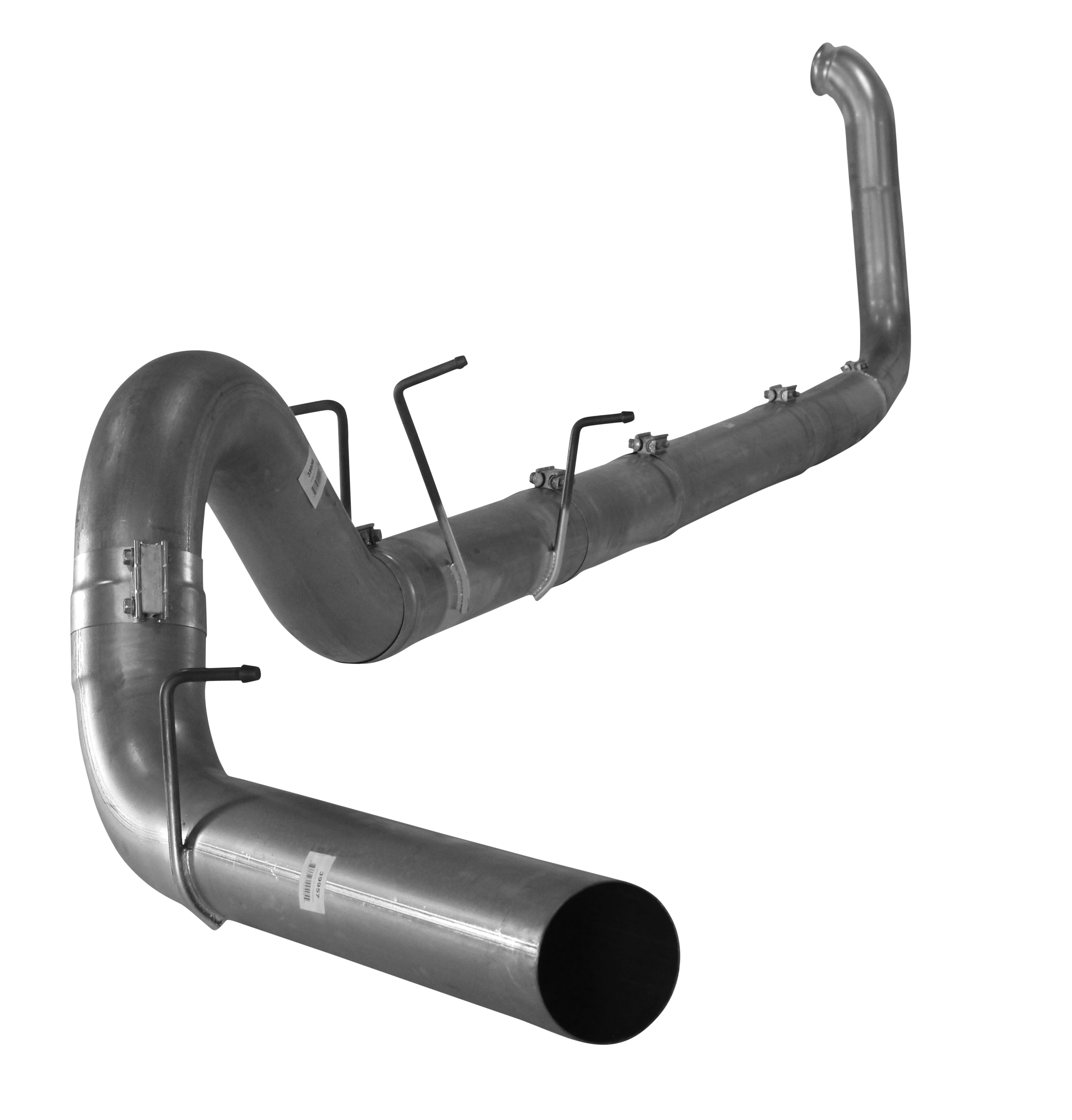 1999-2002 Powerstroke 5" Turbo Back Exhaust - No Muffler (FLO 631NM)-Turbo Back Exhaust System-Flo-Pro-FLO-631NM-Dirty Diesel Customs