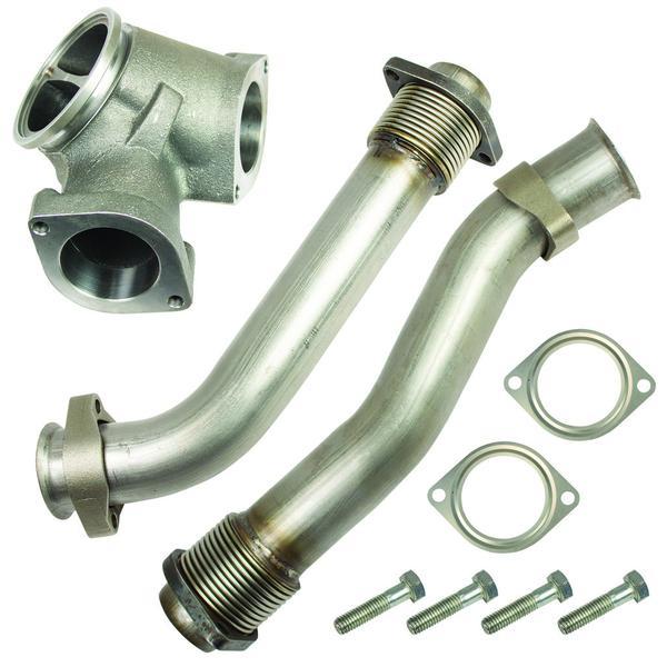 1999.5-2002 7.3L Powerstroke UpPipe Kit (1043900)-Up-Pipes-BD Diesel-1043900-Dirty Diesel Customs