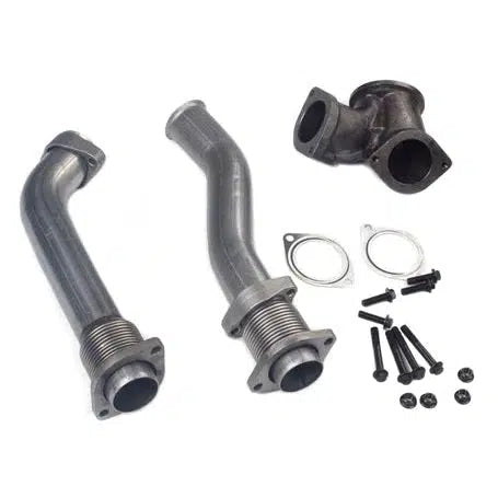 1999.5-2003 Powerstroke KC Turbos Upgraded Bellowed Up-Pipe Kit (300323)-Up-Pipes-KC Turbos-Dirty Diesel Customs