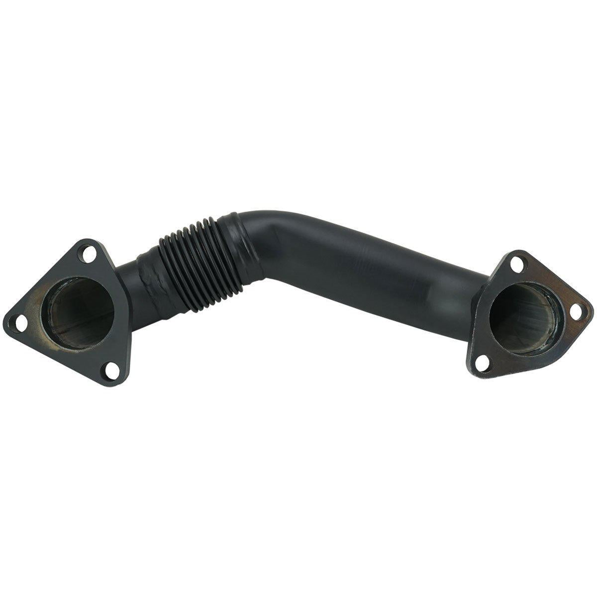 2001-2004 Duramax Passenger side up pipe (77110)-Up-Pipes-Deviant Race Parts-77110-Dirty Diesel Customs