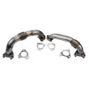 2001-2004 Duramax Stainless Up-Pipe Kit For OEM Turbo (WCF100590)-Up-Pipes-Wehrli Custom Fabrication-WCF100590-Dirty Diesel Customs