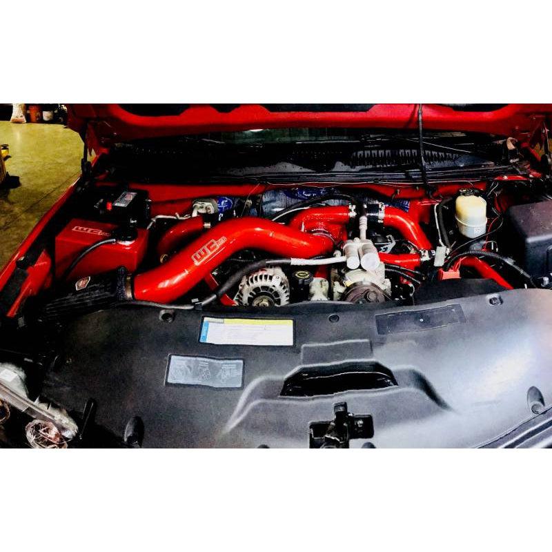 2001-2004 LB7 Duramax S300 Single Turbo Install Kit (WCF100478)-Turbo Install Kit-Wehrli Custom Fabrication-Dirty Diesel Customs