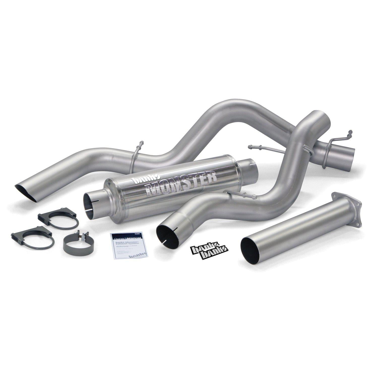 2001-2005 Duramax Exhaust System Kit - ECSB/CCSB (48770)-Exhaust System Kit-Banks Power-48770-Dirty Diesel Customs