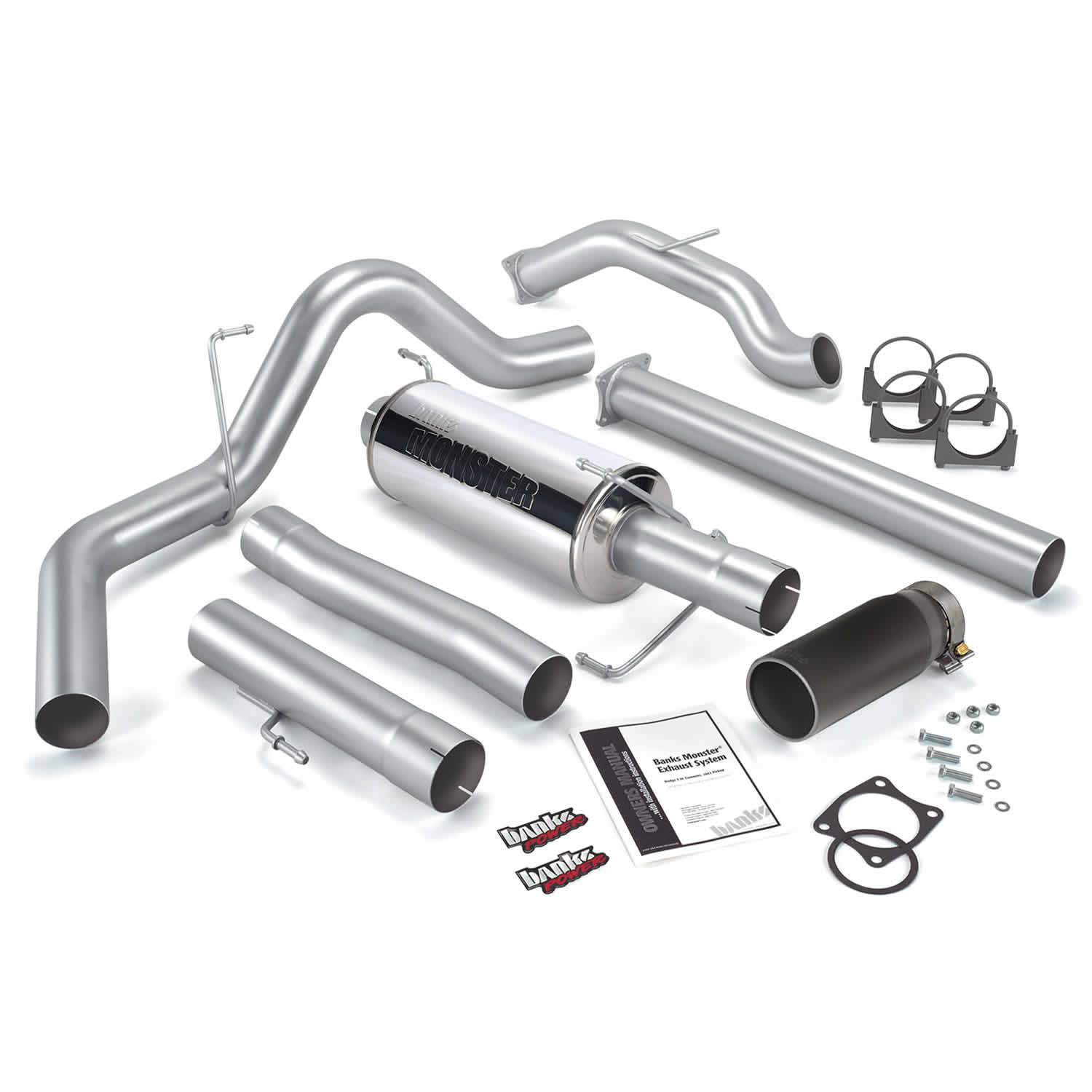 2003-2004 Cummins Exhaust System Kit - CCLB (48642)-Exhaust System Kit-Banks Power-48642-B-Dirty Diesel Customs