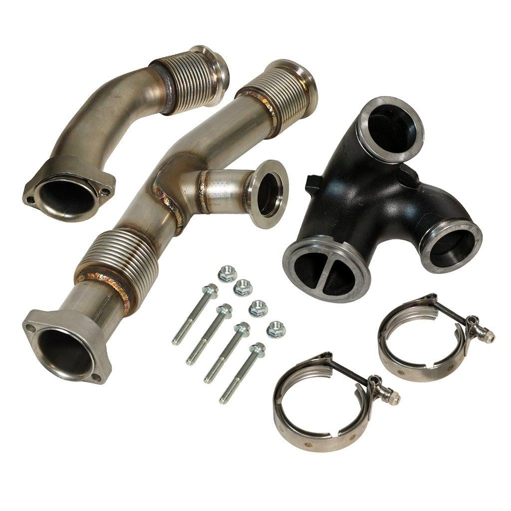 2003-2004.5 Powerstroke Up-Pipes Kit W/ EGR Connector (1043917)-Up-Pipes-BD Diesel-Dirty Diesel Customs