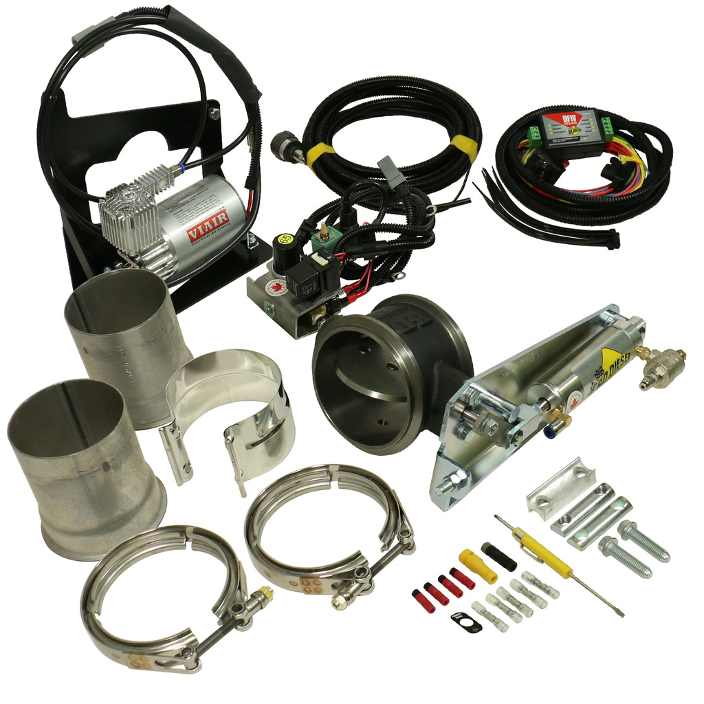 2003-2005 Cummins - Exhaust Brake Air/Remote 4" (1027338)-Exhaust Brake-BD Diesel-Dirty Diesel Customs