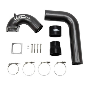 2003-2007 Cummins 3.5" High Flow Intake Horn & Intercooler Pipe Kit (WCF100528)-Intake Kit-Wehrli Custom Fabrication-Dirty Diesel Customs