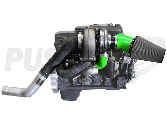 2003-2007 Cummins High Mount Pusher Compound Turbo System (PDC0307HM)-Compound Turbo Kit-Pusher-Dirty Diesel Customs