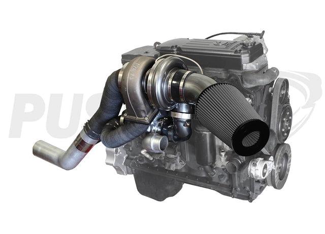 2003-2007 Cummins High Mount Pusher Compound Turbo System (PDC0307HM)-Compound Turbo Kit-Pusher-Dirty Diesel Customs