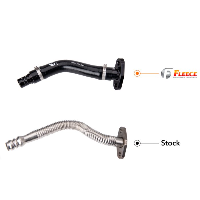 2003-2007 Cummins Turbo Drain Tube Kit (FPE-CTDT-CW-KIT)-Turbo Drain Tube Kit-Fleece Performance-Dirty Diesel Customs