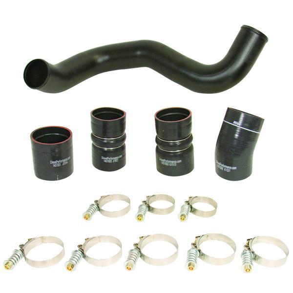 2003-2007 Powerstroke 6.0L Intercooler Hose & Clamp Kit w/Intake Pipe (1047034)-Couplers & Accessories-BD Diesel-Dirty Diesel Customs