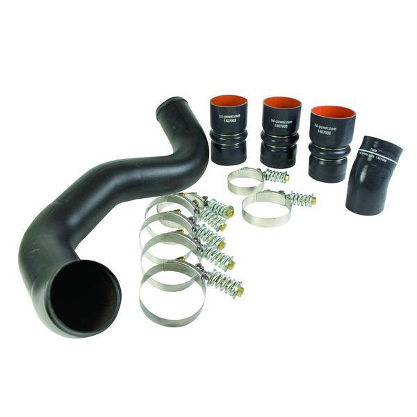 2003-2007 Powerstroke 6.0L Intercooler Hose & Clamp Kit w/Intake Pipe (1047034)-Couplers & Accessories-BD Diesel-Dirty Diesel Customs