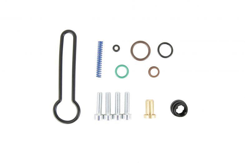 2003-2007 Powerstroke Adjustable Blue Spring Kit w/ Billet Housing (SD-FUELBLK-6.0-ADJ)-Blue Spring Kit-Sinister-Dirty Diesel Customs