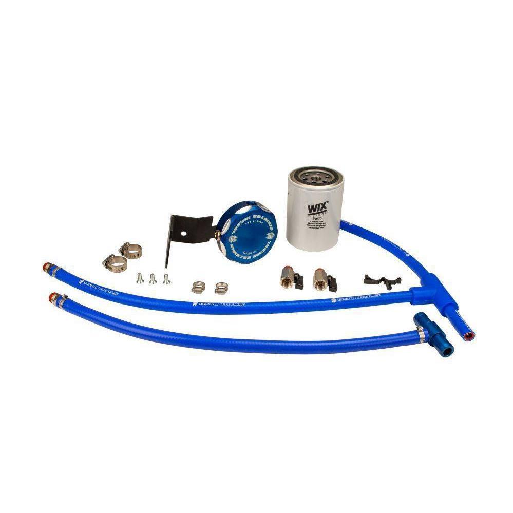 2003-2007 Powerstroke Coolant Filtration System w/ Wix (SD-6.0CF03-01-20)-Coolant Filtration System-Sinister-Dirty Diesel Customs