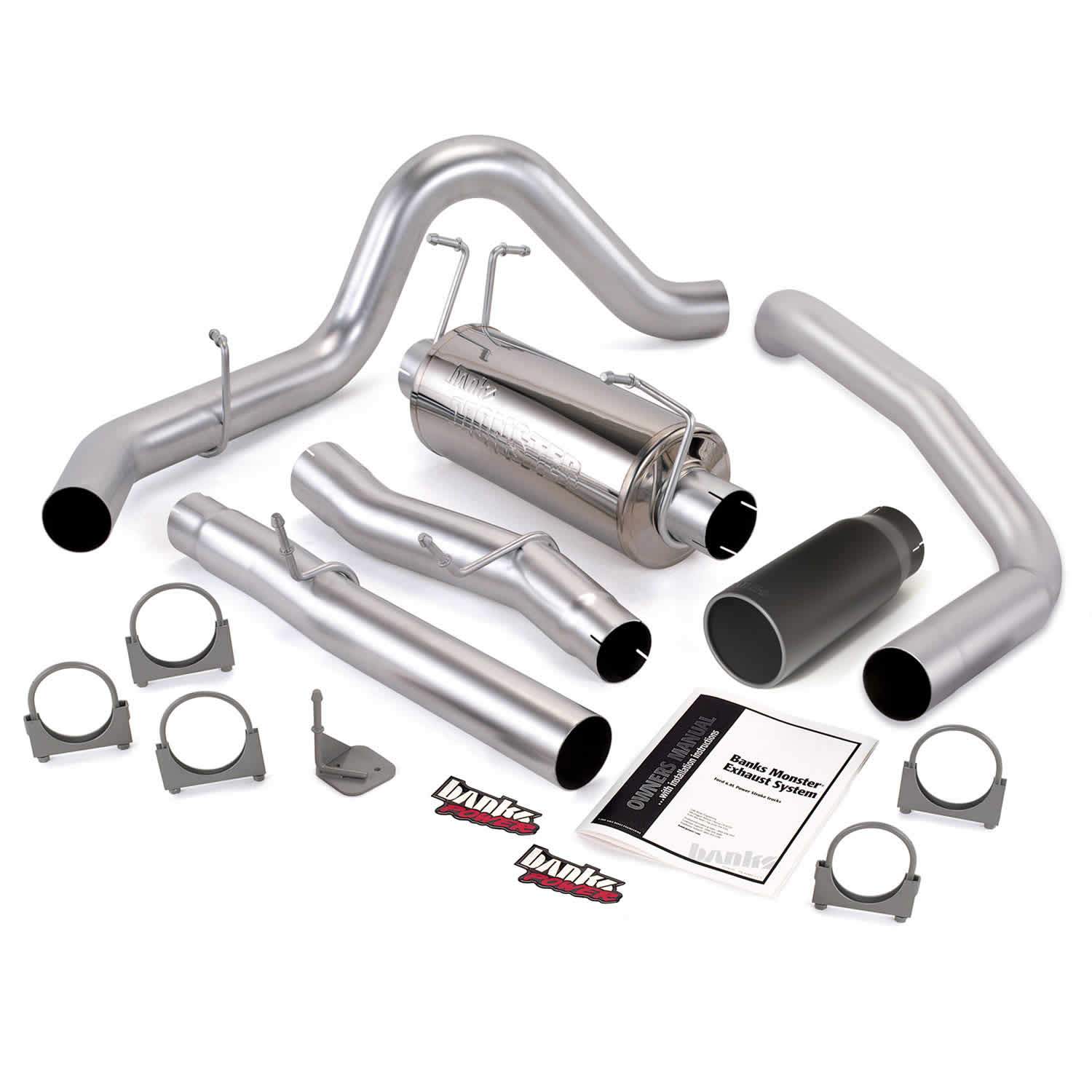 2003-2007 Powerstroke Exhaust System Kit - ECLB (48786)-Exhaust System Kit-Banks Power-48786-B-Dirty Diesel Customs