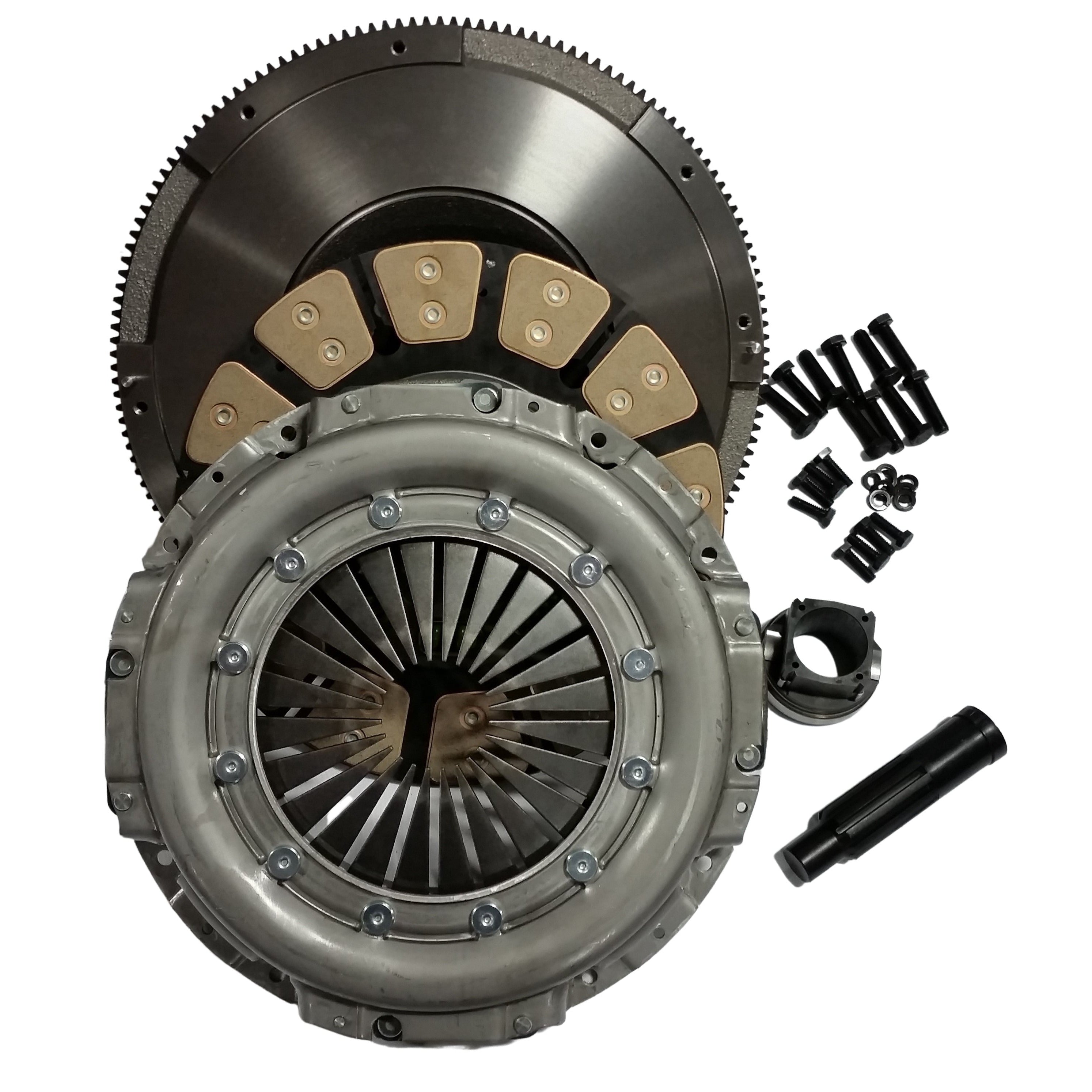 2003-2010 Powerstroke HD Ceramic Clutch Kit w/Flywheel - 600HP/1150ft-lb (NMU70432-04)-Performance Clutches-Valair-Dirty Diesel Customs