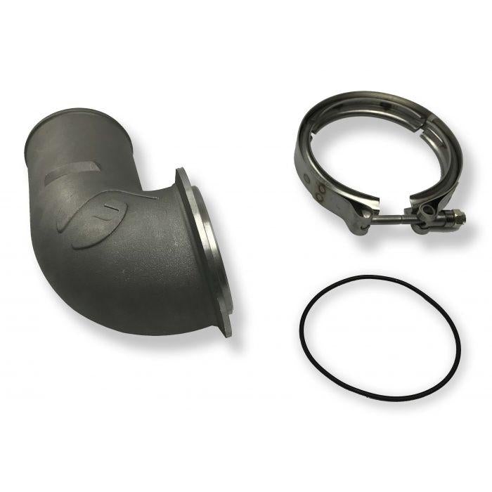 2003-2018 Cummins Turbo Compressor Discharge Adapter Kit (FPE-S4TCDA-KIT)-Turbo Elbow Adapter-Fleece Performance-Dirty Diesel Customs