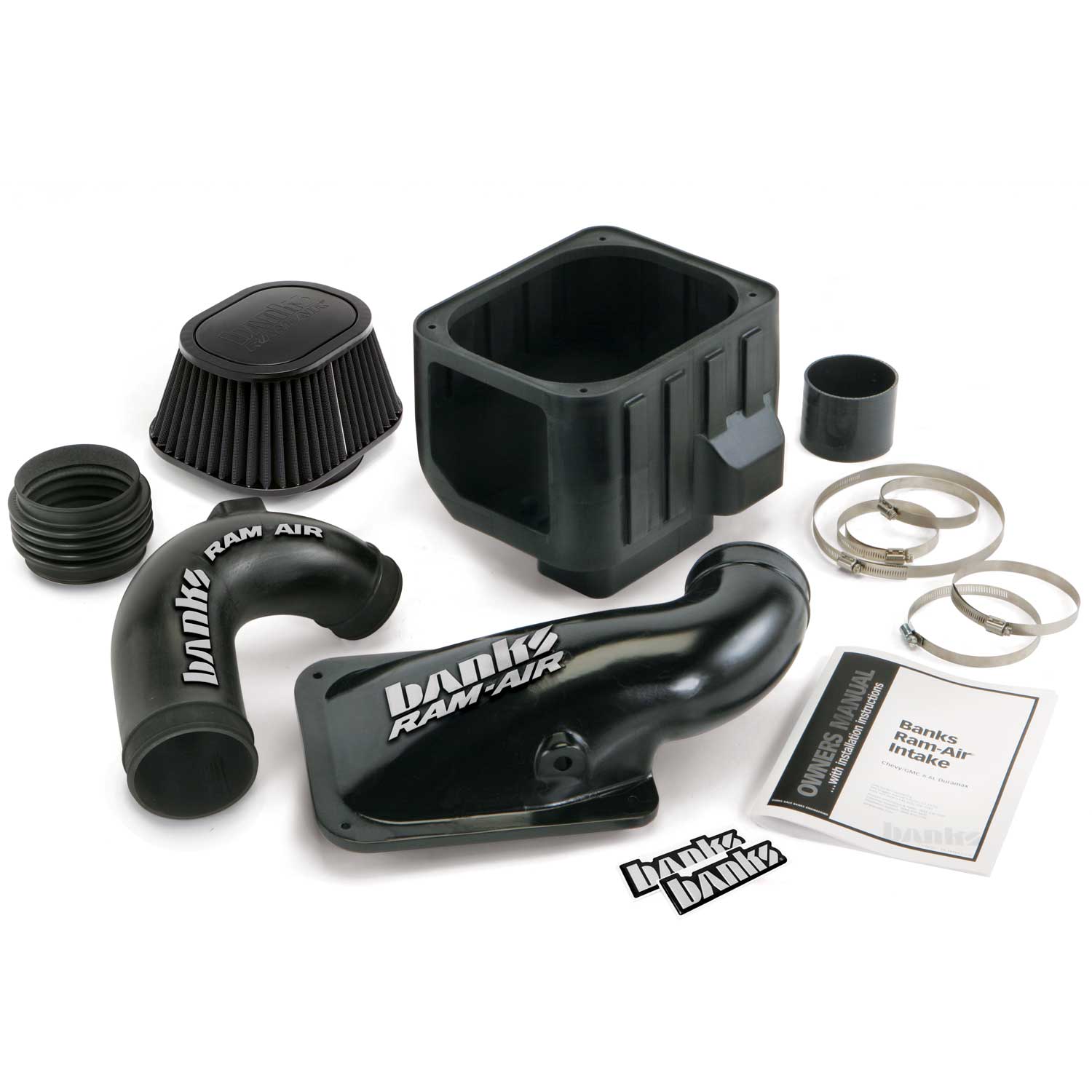 2004-2005 Duramax Cold Air Intake Kit (42135)-Intake Kit-Banks Power-42135-D-Dirty Diesel Customs