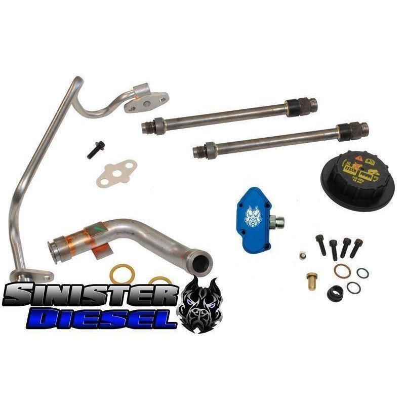 2004 Powerstroke Update Kit w/ Blue Spring Kit (SD-6.0-UK-04)-Turbo Install Kit-Sinister-Dirty Diesel Customs