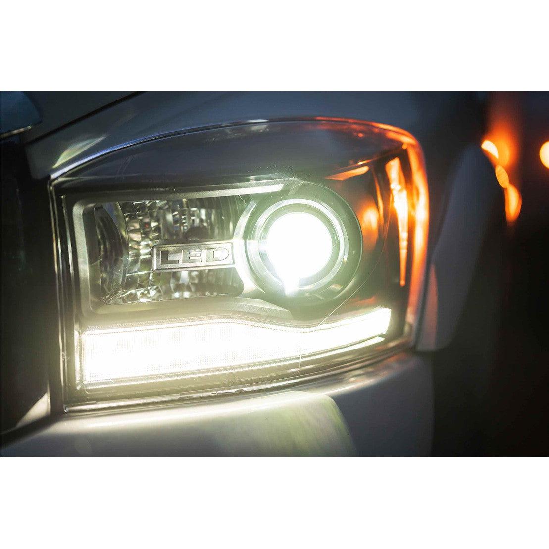 2006-2008 Cummins XB Hybrid LED Headlights (LF558)-Headlights-Morimoto-Dirty Diesel Customs