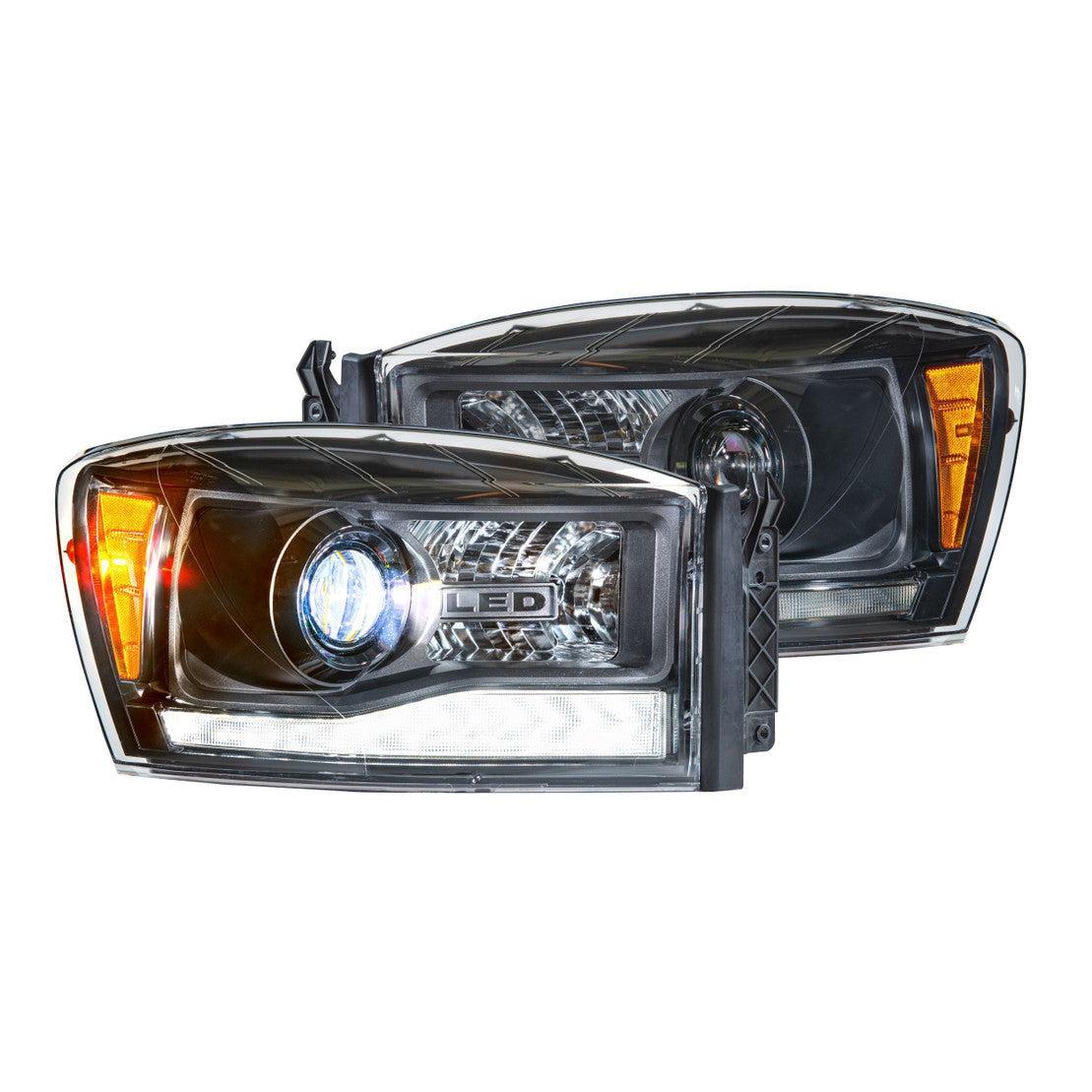 2006-2008 Cummins XB Hybrid LED Headlights (LF558)-Headlights-Morimoto-Dirty Diesel Customs