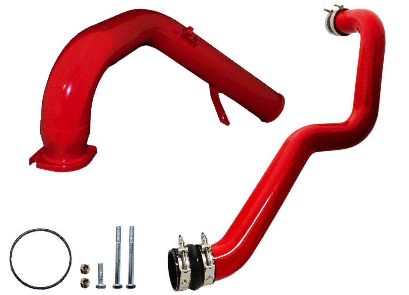 2006-2010 Duramax HD Charge Tube Package (PGD0610KT)-Intercooler Piping-Pusher-PGD0610KT_R-Dirty Diesel Customs