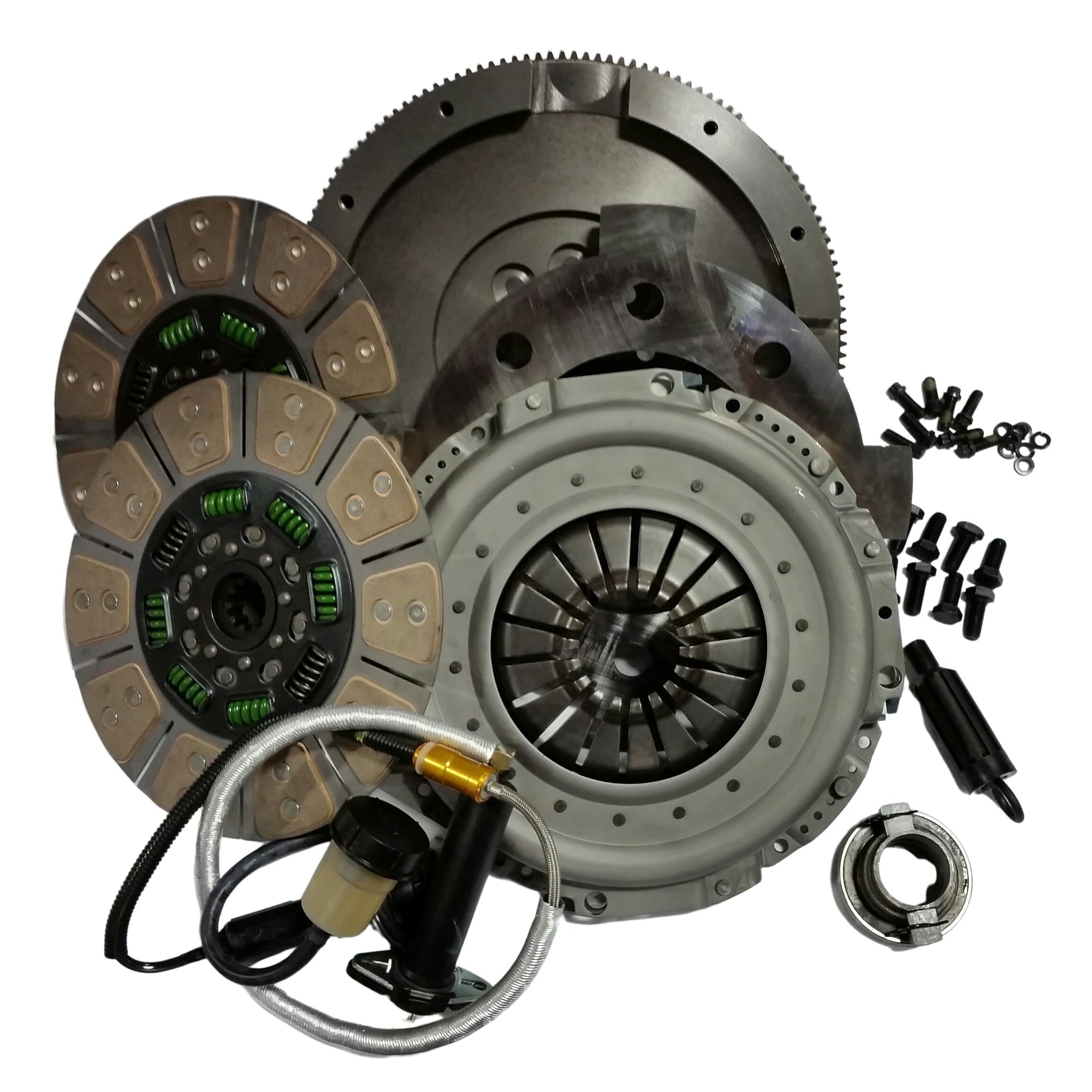 2006-2018 Cummins Ceramic Dual Disc Clutch Kit 650HP/1200ft-lb (NMU70G56DDSN)-Performance Clutches-Valair-Dirty Diesel Customs