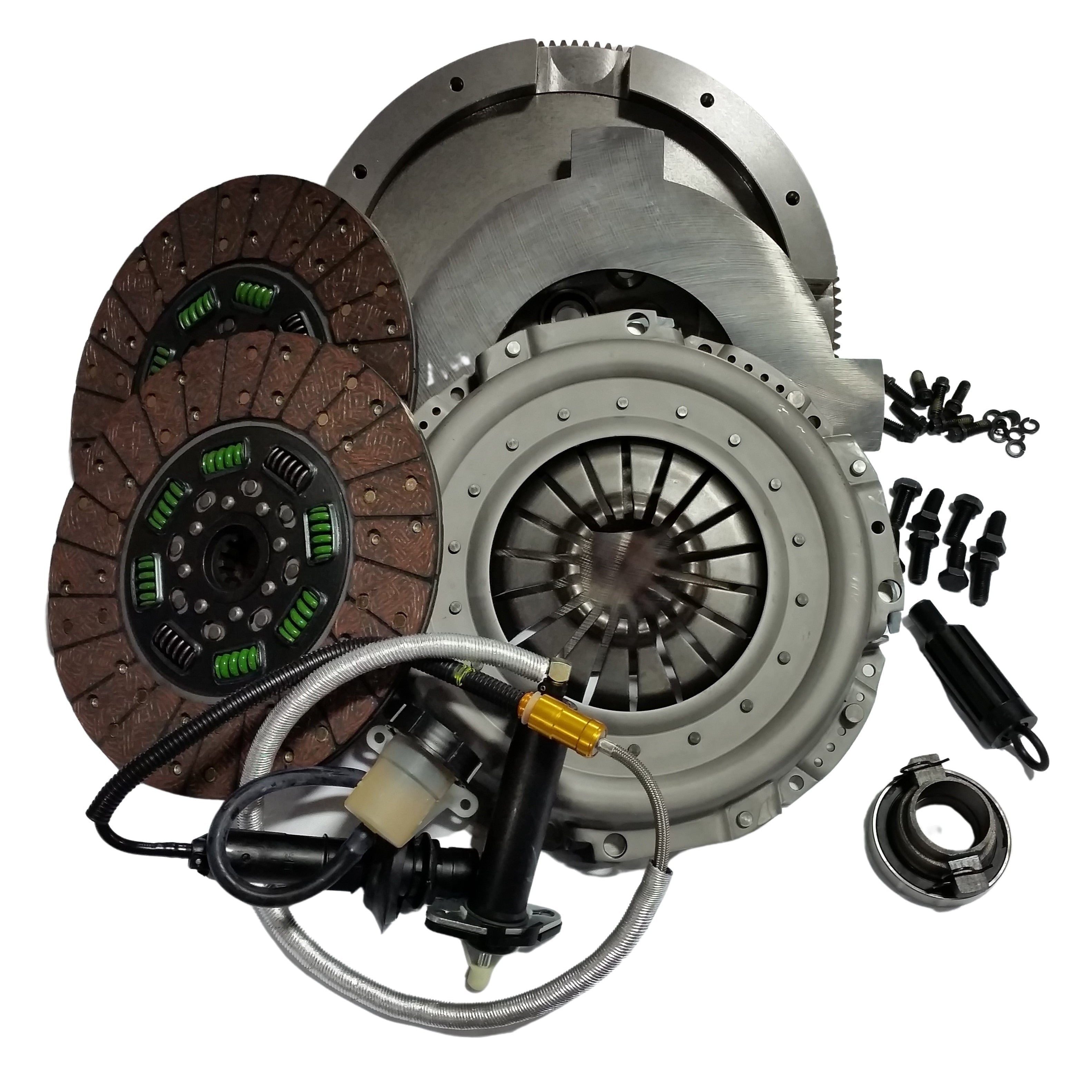 2006-2018 Cummins Organic Dual Disc Clutch Kit - 550HP/1100ft-lb (NMU70G56DDSN-ORG)-Performance Clutches-Valair-Dirty Diesel Customs