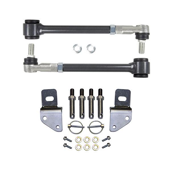 2007-2018 Jeep Front Sway Bar Quick Disconnect Kit (8079)-Sway Bar Disconnect-Synergy MFG-8079-Dirty Diesel Customs