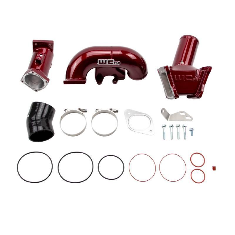 2007.5-2010 Duramax Y-Bridge Kit (WCF100164)-Intake Kit-Wehrli Custom Fabrication-Dirty Diesel Customs