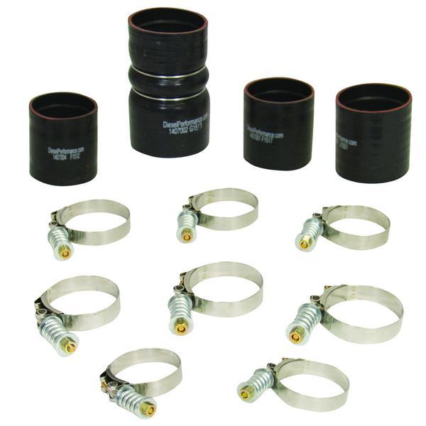 2008-2010 Powerstroke 6.4L Powerstroke Intercooler Hose & Clamp Kit (1047037)-Couplers & Accessories-BD Diesel-Dirty Diesel Customs