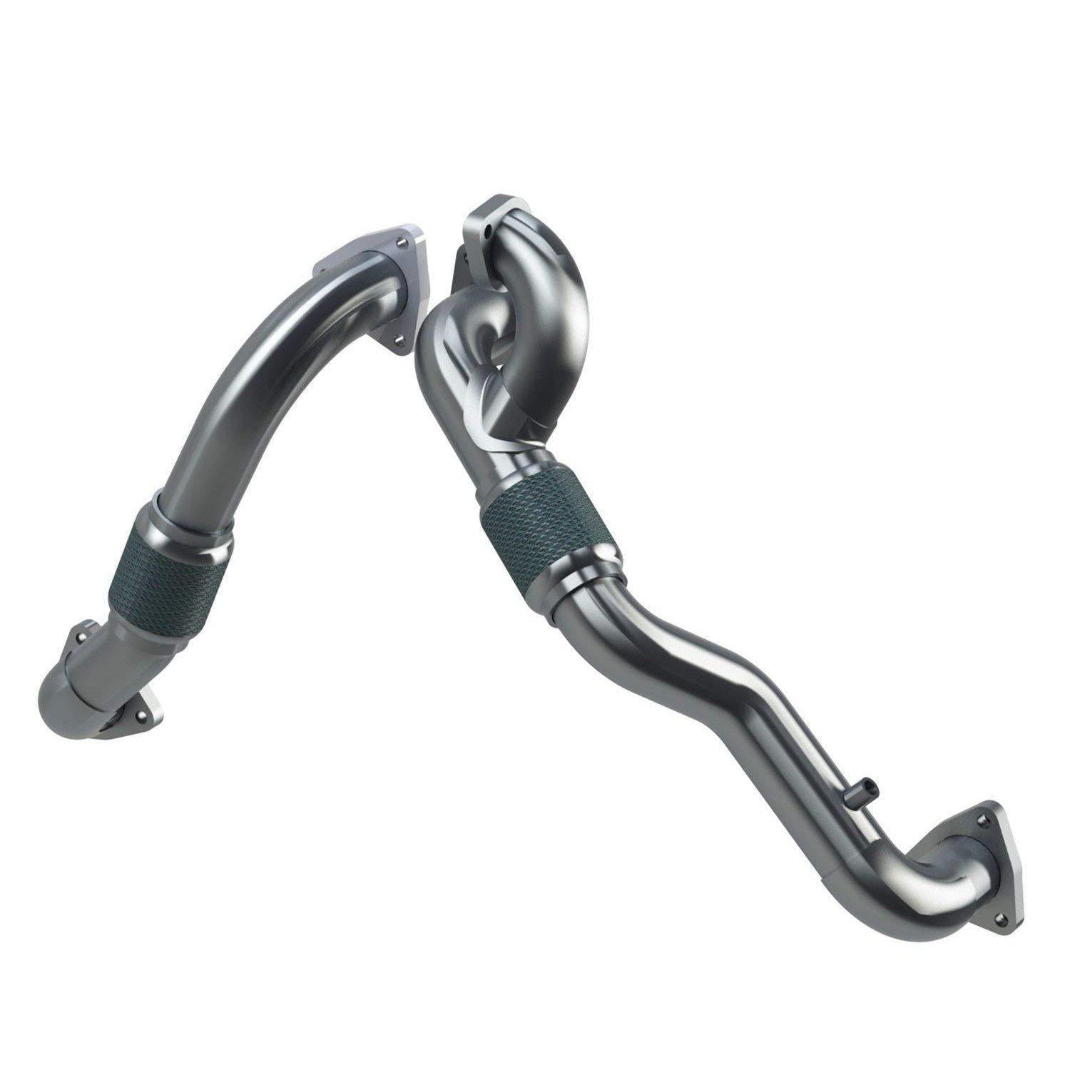 2008-2010 Powerstroke Heavy Duty Up-Pipe Assembly (FAL2761)-Up-Pipes-MBRP-Dirty Diesel Customs